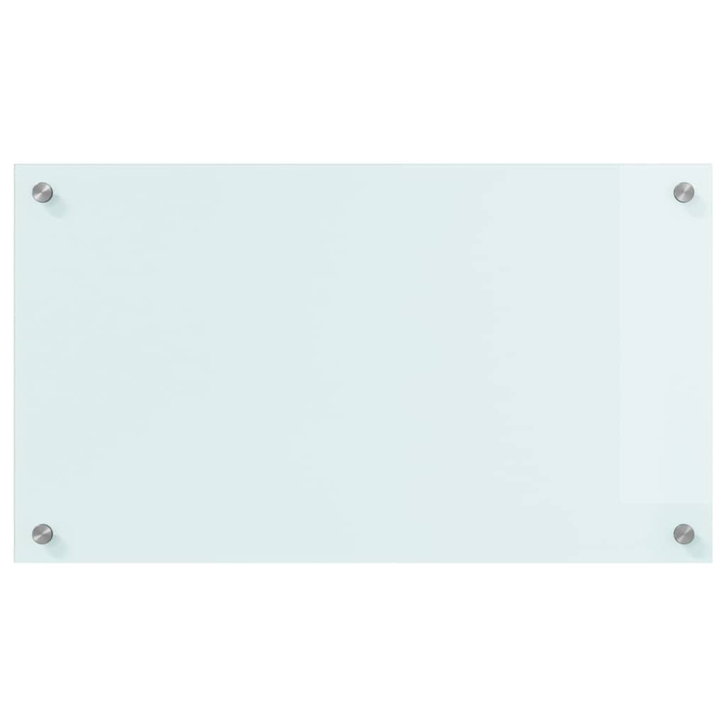 Rivestimento da Cucina Bianco 70 x 40 x 0.8 cm vetro temperato 42018008