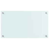 Rivestimento da Cucina Bianco 70 x 40 x 0.8 cm vetro temperato 42018008