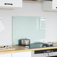 Rivestimento da Cucina-Paraschizzi per Cucina Bianco 70 x 50 cm vetro temperato