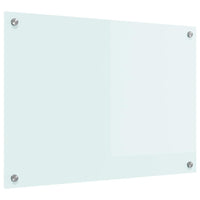 Rivestimento da Cucina-Paraschizzi per Cucina Bianco 70 x 50 cm vetro temperato