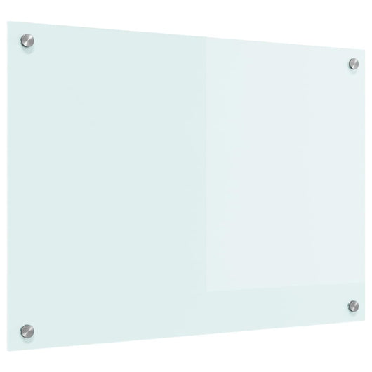 Rivestimento da Cucina-Paraschizzi per Cucina Bianco 70 x 50 cm vetro temperato