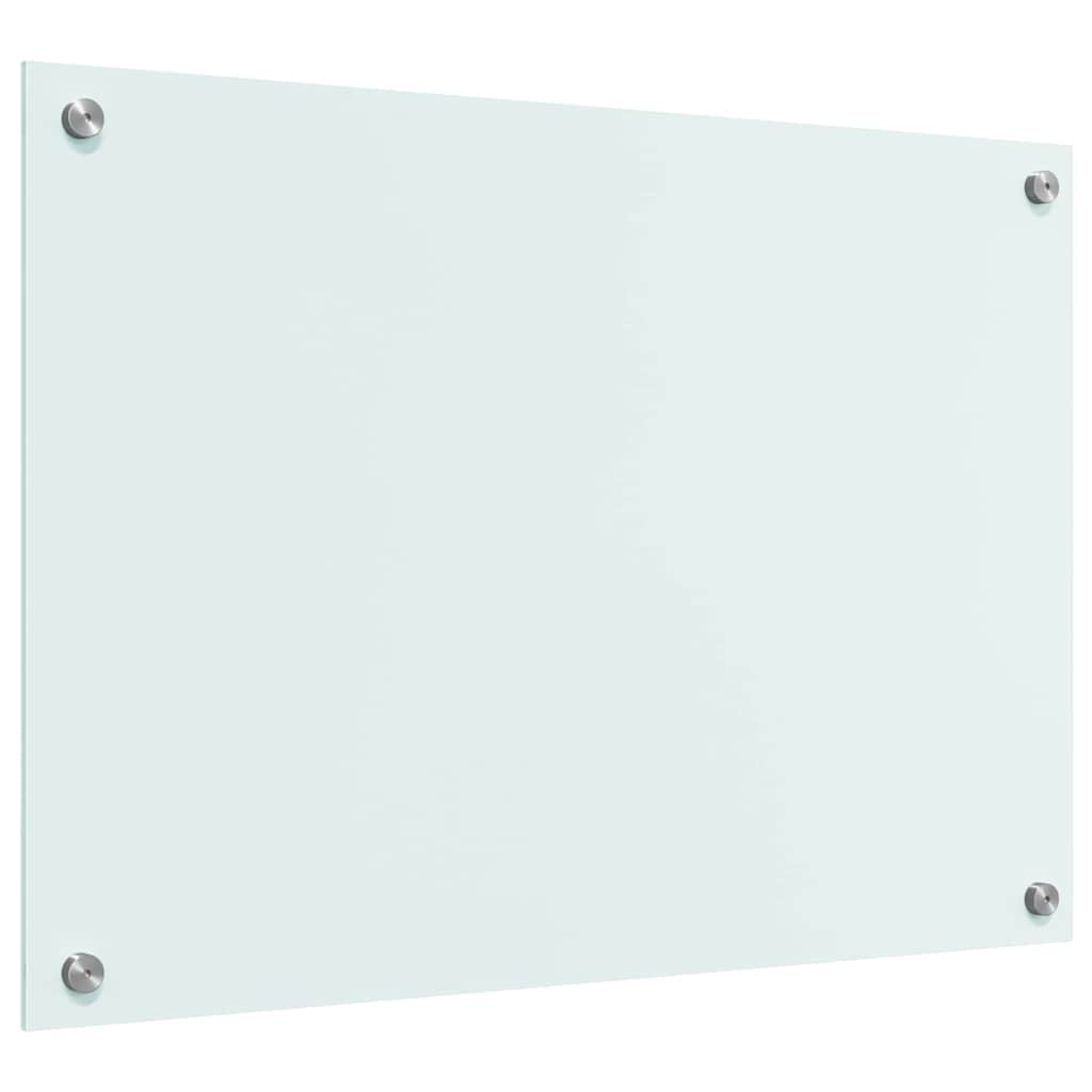 Rivestimento da Cucina-Paraschizzi per Cucina Bianco 70 x 50 cm vetro temperato