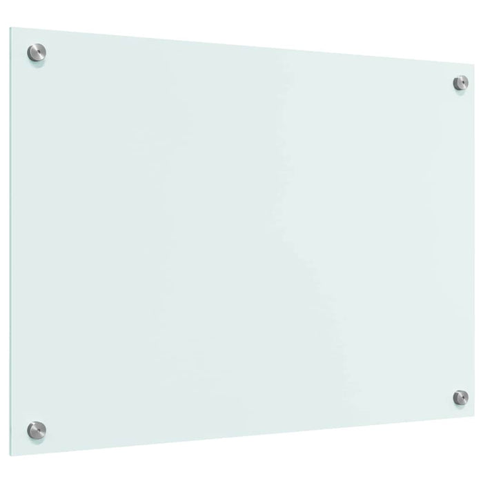 Rivestimento da Cucina-Paraschizzi per Cucina Bianco 70 x 50 cm vetro temperato