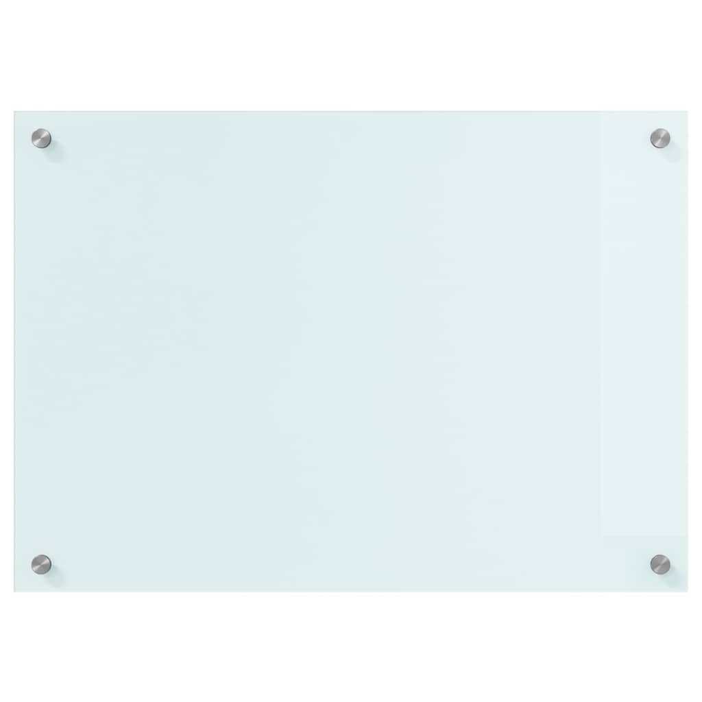 Rivestimento da Cucina Bianco 70 x 50 x 0.8 cm vetro temperato 42018009