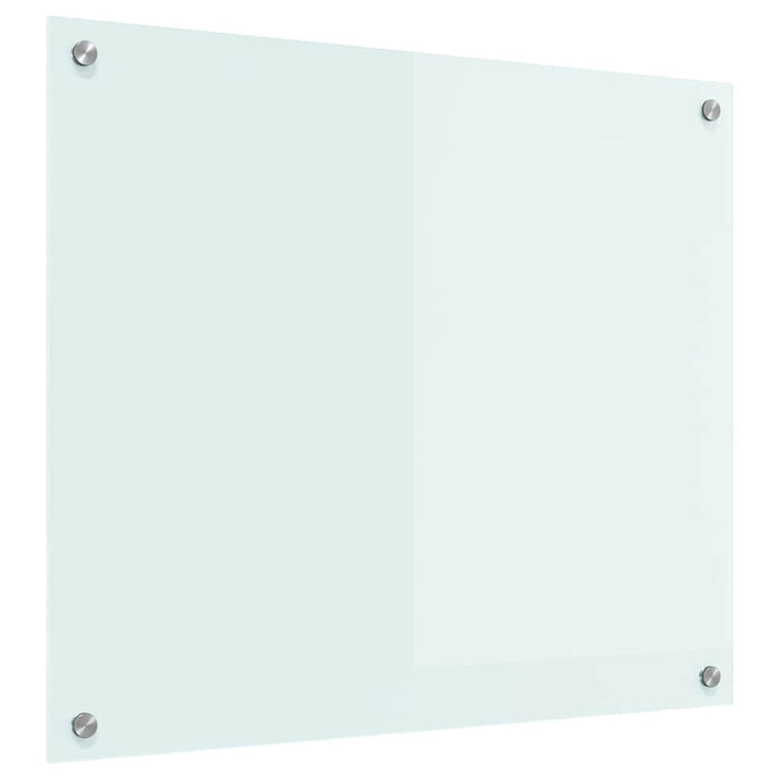 Rivestimento da Cucina-Paraschizzi per Cucina Bianco 70 x 60 cm vetro temperato