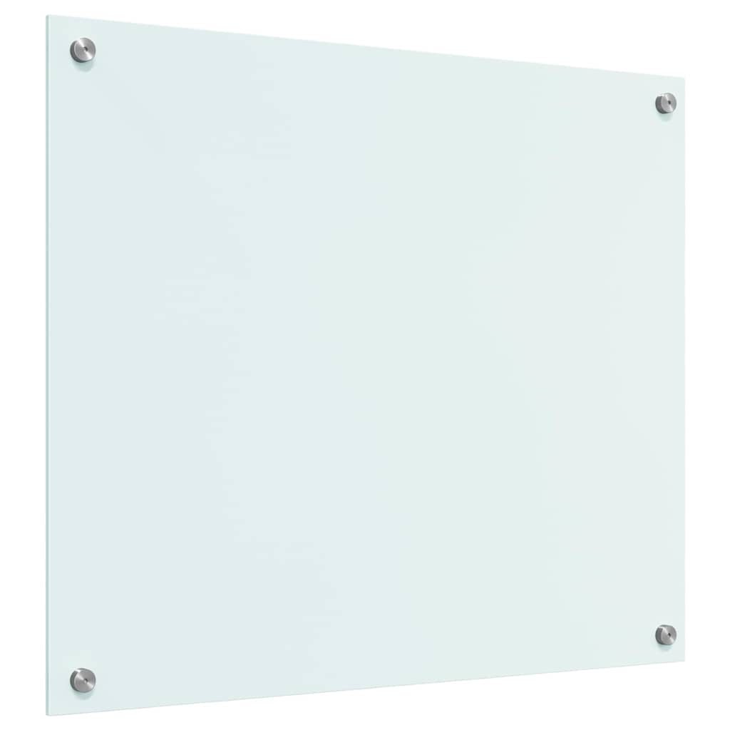 Rivestimento da Cucina-Paraschizzi per Cucina Bianco 70 x 60 cm vetro temperato