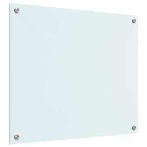 Rivestimento da Cucina-Paraschizzi per Cucina Bianco 70 x 60 cm vetro temperato