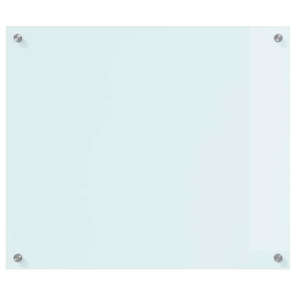 Rivestimento da Cucina Bianco 70 x 60 x 0.8 cm vetro temperato 42018010