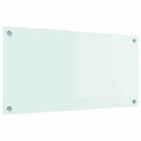 Rivestimento da Cucina Bianco 80 x 40 x 0.8 cm vetro temperato 42018011