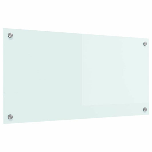 Rivestimento da Cucina-Paraschizzi per Cucina Bianco 80 x 40 cm vetro temperato