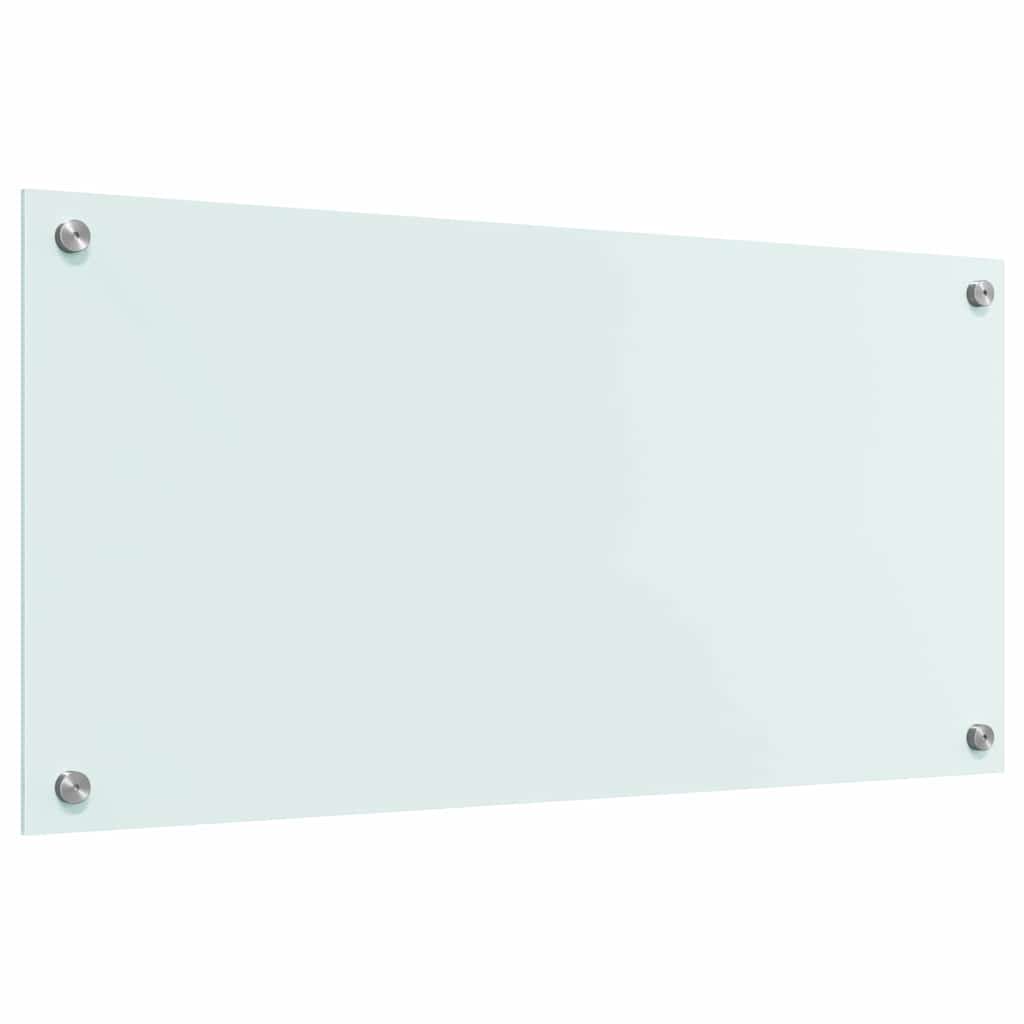 Rivestimento da Cucina-Paraschizzi per Cucina Bianco 80 x 40 cm vetro temperato