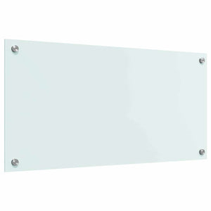 Rivestimento da Cucina-Paraschizzi per Cucina Bianco 80 x 40 cm vetro temperato