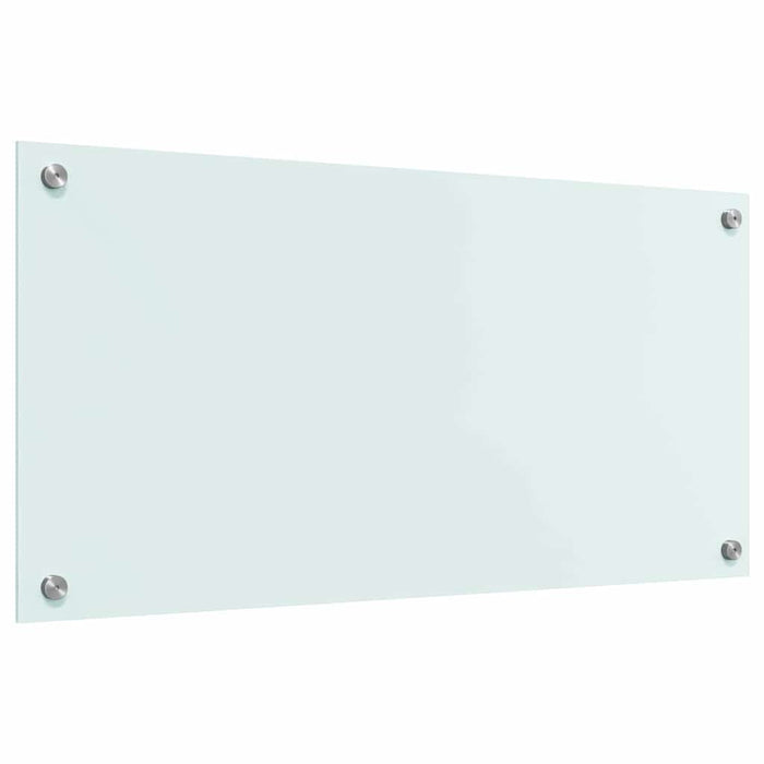 Rivestimento da Cucina-Paraschizzi per Cucina Bianco 80 x 40 cm vetro temperato