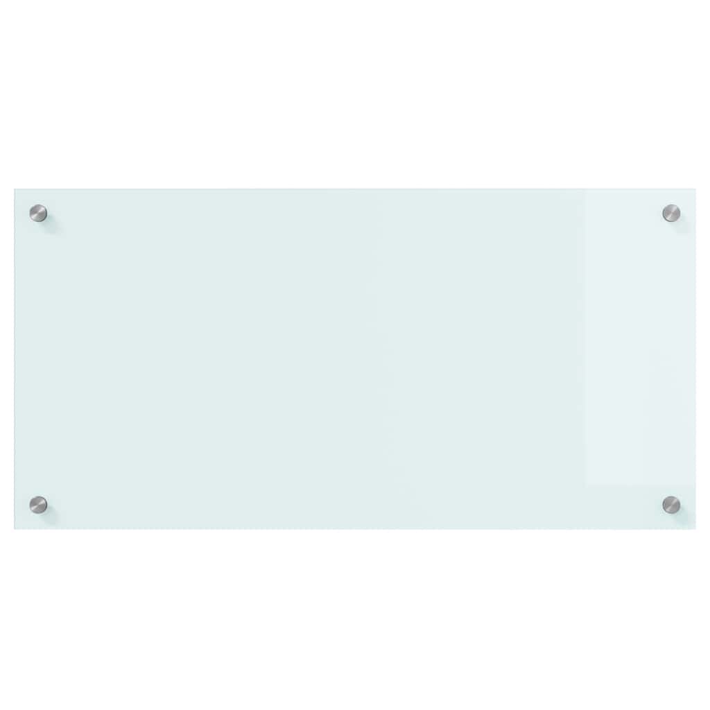 Rivestimento da Cucina Bianco 80 x 40 x 0.8 cm vetro temperato 42018011