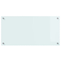 Rivestimento da Cucina Bianco 80 x 40 x 0.8 cm vetro temperato 42018011