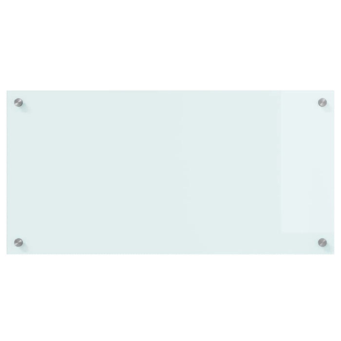 Rivestimento da Cucina Bianco 80 x 40 x 0.8 cm vetro temperato 42018011