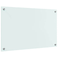 Rivestimento da Cucina Bianco 80 x 50 x 0.8 cm vetro temperato 42018012