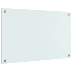 Rivestimento da Cucina Bianco 80 x 50 x 0.8 cm vetro temperato 42018012