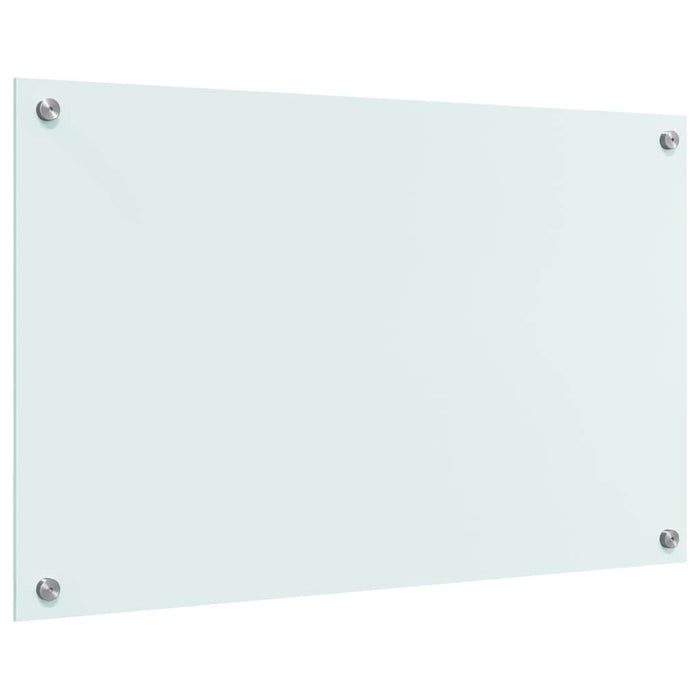 Rivestimento da Cucina Bianco 80 x 50 x 0.8 cm vetro temperato 42018012