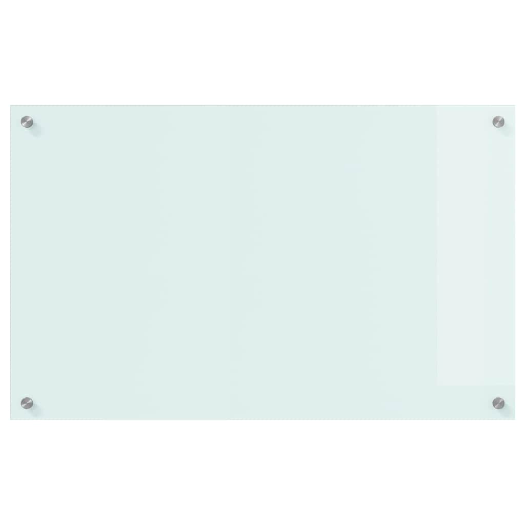 Rivestimento da Cucina Bianco 80 x 50 x 0.8 cm vetro temperato 42018012