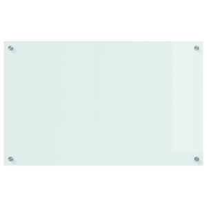 Rivestimento da Cucina Bianco 80 x 50 x 0.8 cm vetro temperato 42018012