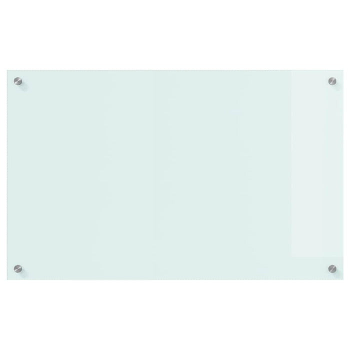 Rivestimento da Cucina Bianco 80 x 50 x 0.8 cm vetro temperato 42018012