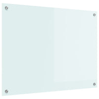 Rivestimento da Cucina Bianco 80 x 60 x 0.8 cm vetro temperato 42018013