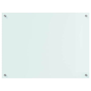 Rivestimento da Cucina Bianco 80 x 60 x 0.8 cm vetro temperato 42018013