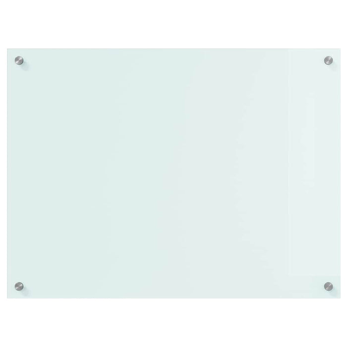 Rivestimento da Cucina Bianco 80 x 60 x 0.8 cm vetro temperato 42018013