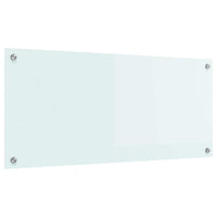 Rivestimento da Cucina-Paraschizzi per Cucina Bianco 90 x 40 cm vetro temperato