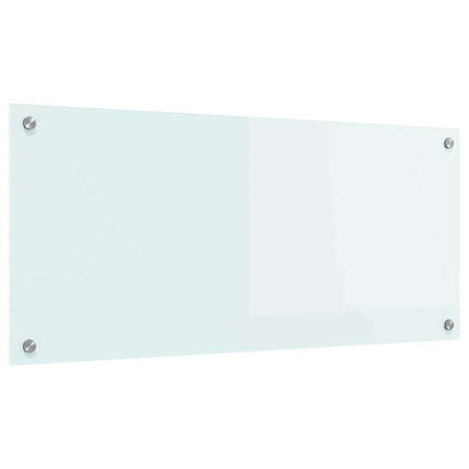 Rivestimento da Cucina-Paraschizzi per Cucina Bianco 90 x 40 cm vetro temperato