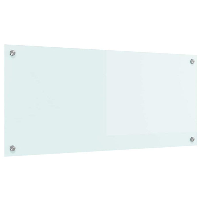 Rivestimento da Cucina-Paraschizzi per Cucina Bianco 90 x 40 cm vetro temperato