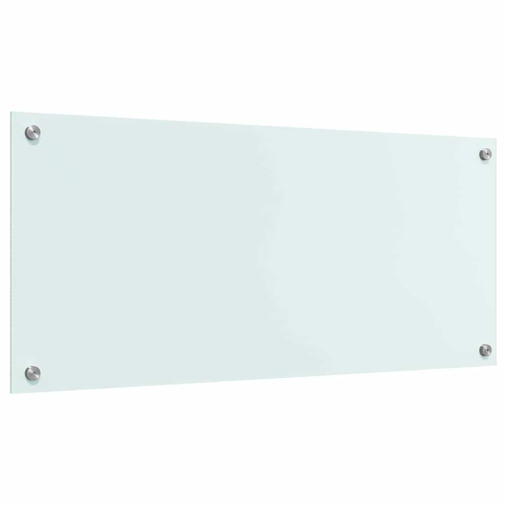 Rivestimento da Cucina Bianco 90 x 40 x 0,8 cm vetro temperato 42018014