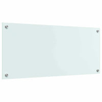 Rivestimento da Cucina-Paraschizzi per Cucina Bianco 90 x 40 cm vetro temperato