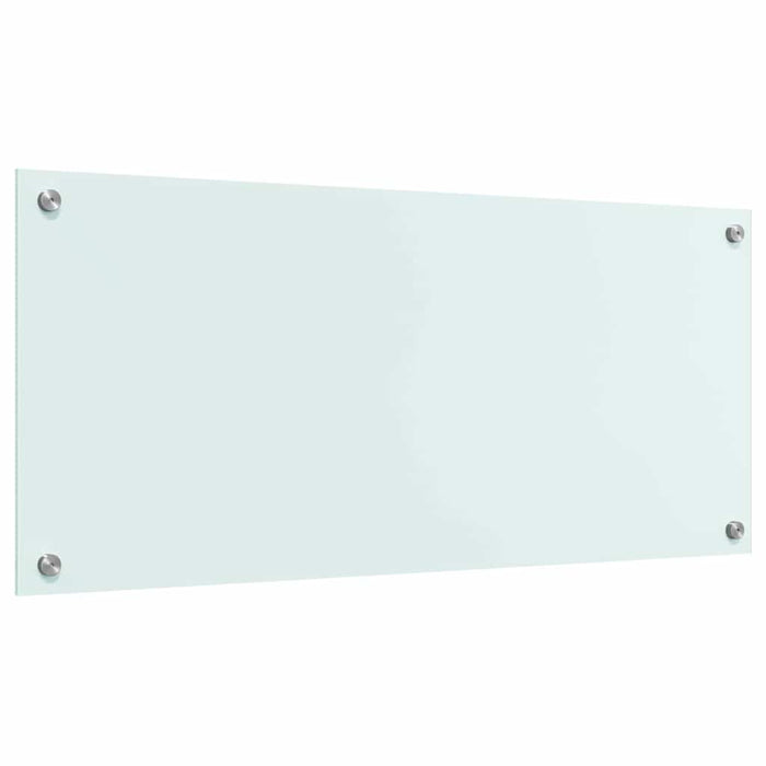 Rivestimento da Cucina-Paraschizzi per Cucina Bianco 90 x 40 cm vetro temperato
