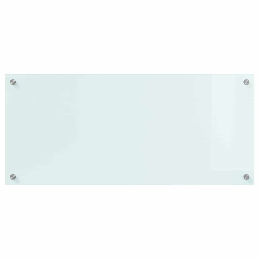 Rivestimento da Cucina Bianco 90 x 40 x 0,8 cm vetro temperato 42018014