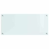 Rivestimento da Cucina Bianco 90 x 40 x 0,8 cm vetro temperato 42018014