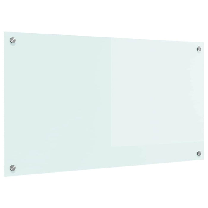 Rivestimento da Cucina Bianco 90 x 50 x 0.8 cm vetro temperato 42018015