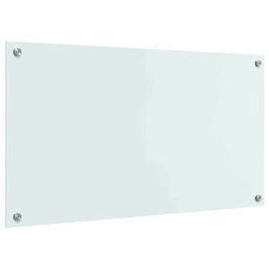 Rivestimento da Cucina Bianco 90 x 50 x 0.8 cm vetro temperato 42018015