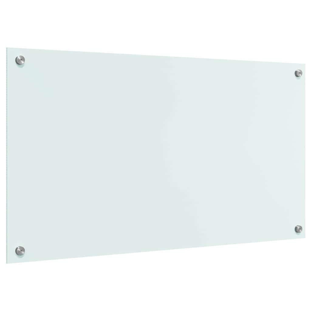Rivestimento da Cucina-Paraschizzi per Cucina Bianco 90 x 50 cm vetro temperato