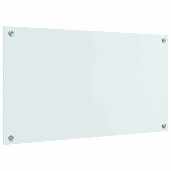 Rivestimento da Cucina-Paraschizzi per Cucina Bianco 90 x 50 cm vetro temperato