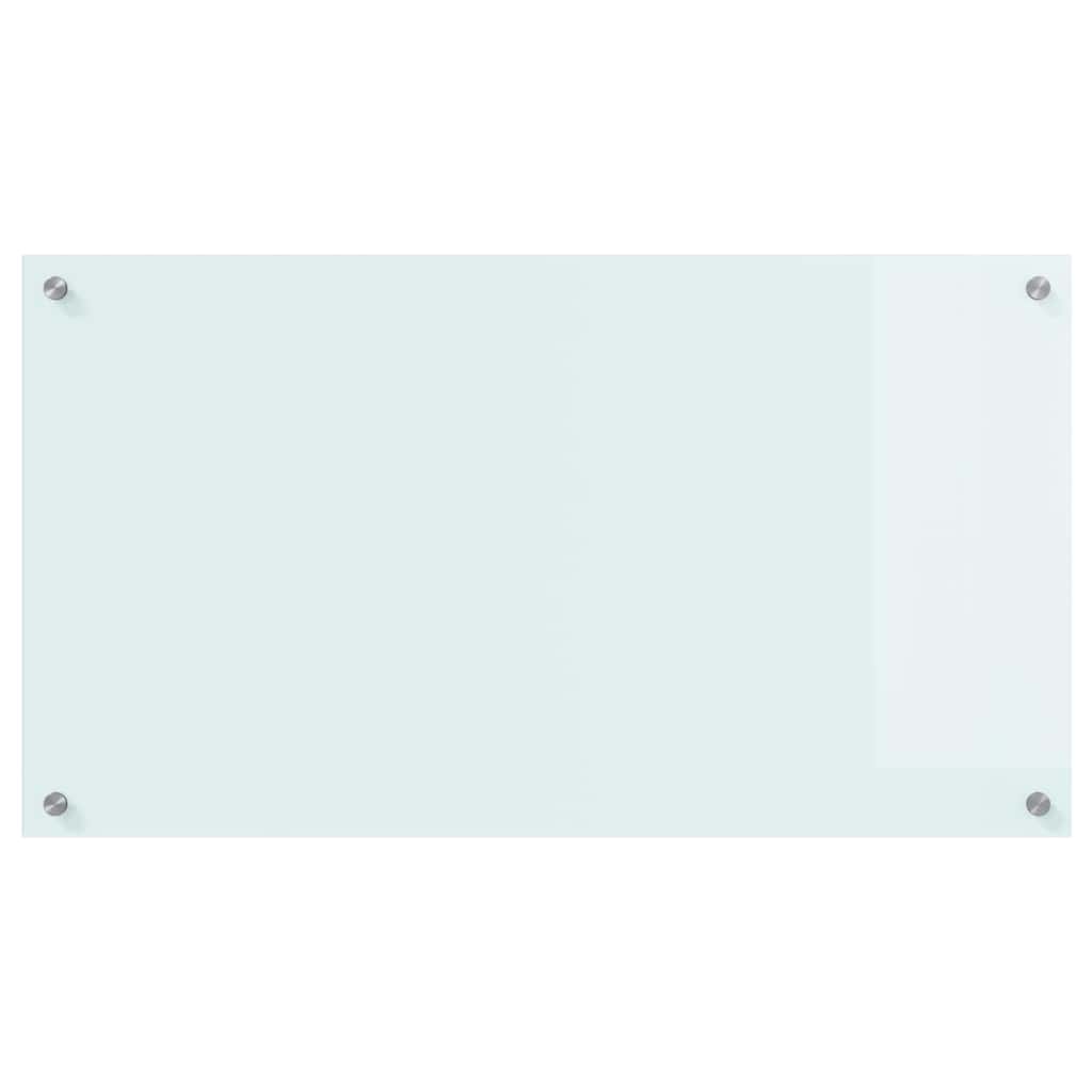 Rivestimento da Cucina Bianco 90 x 50 x 0.8 cm vetro temperato 42018015