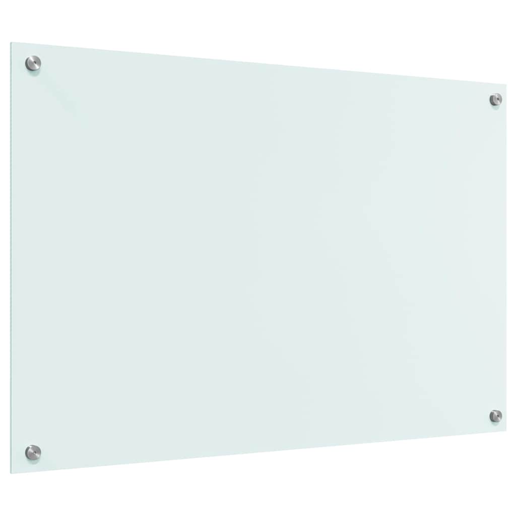 Rivestimento da Cucina-Paraschizzi per Cucina Bianco 90 x 60 cm vetro temperato