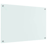 Rivestimento da Cucina-Paraschizzi per Cucina Bianco 90 x 60 cm vetro temperato