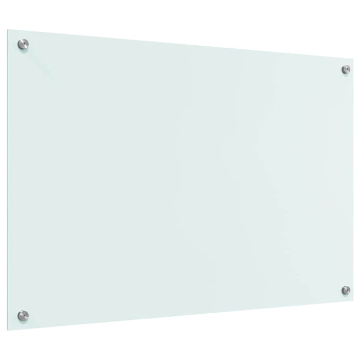 Rivestimento da Cucina-Paraschizzi per Cucina Bianco 90 x 60 cm vetro temperato