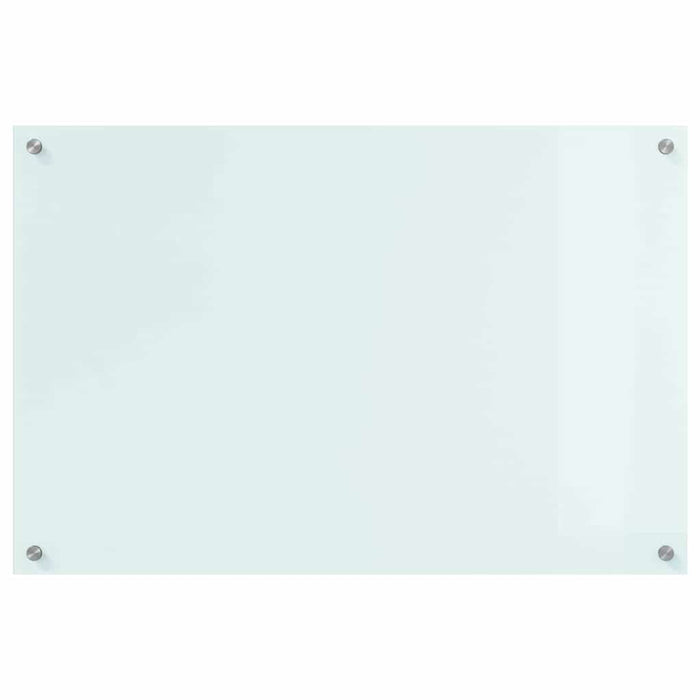 Rivestimento da Cucina Bianco 90 x 60 x 0.8 cm vetro temperato 42018016