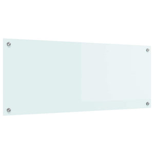 Rivestimento da Cucina Bianco 100 x 40 x 0.8 cm vetro temperato 42018017