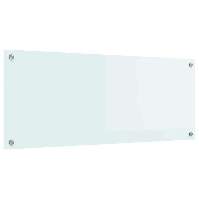 Rivestimento da Cucina Bianco 100 x 40 x 0.8 cm vetro temperato 42018017