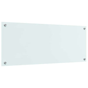 Rivestimento da Cucina Bianco 100 x 40 x 0.8 cm vetro temperato 42018017