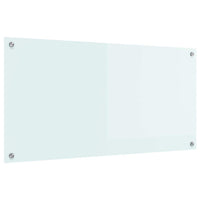 Rivestimento da Cucina Bianco 100 x 50 x 0.8 cm vetro temperato 42018018